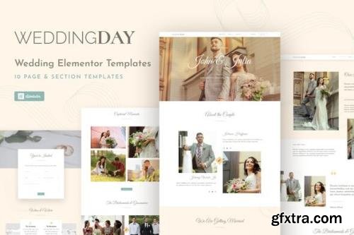 ThemeForest - WeddingKit v1.0.0 - Invite & Gallery Event Elementor Template Kit - 30457901