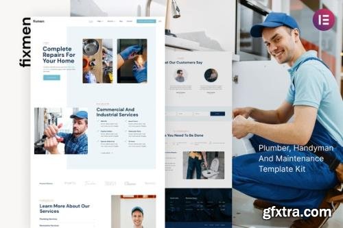 ThemeForest - Fixmen v1.0.0 - Handyman & Maintenance Elementor Template Kit - 30597979