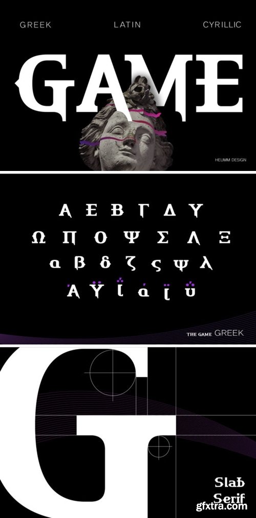 HU the Game Greek Font