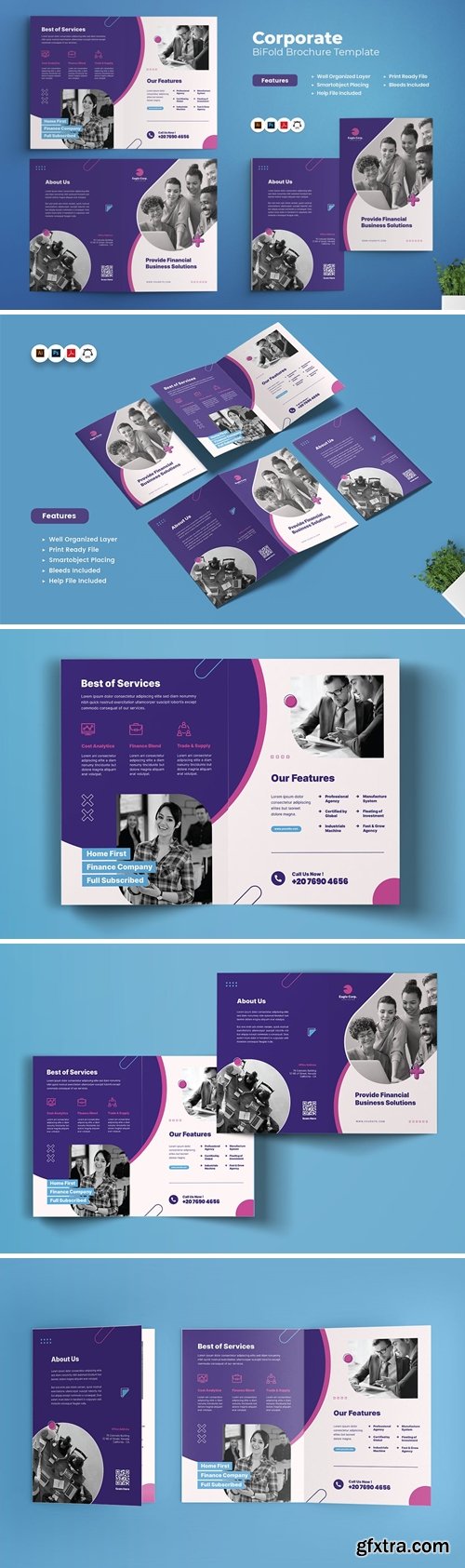 Financial Bifold Brochure