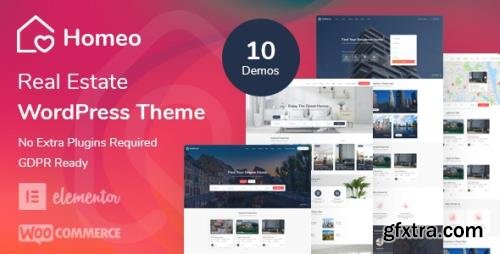 ThemeForest - Homeo v1.2.4 - Real Estate WordPress Theme - 26372986