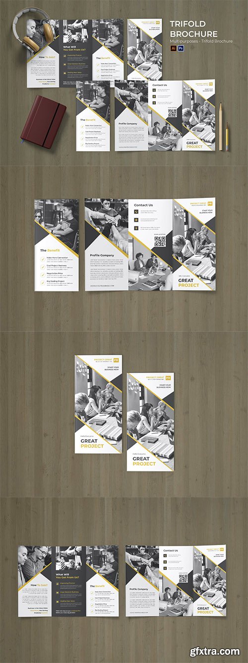 Strategy Business Flyer Trifold Brochure