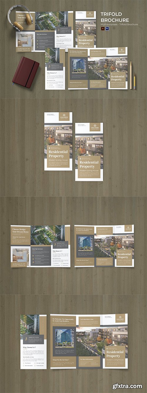 Residential Property Flyer Trifold Brochure