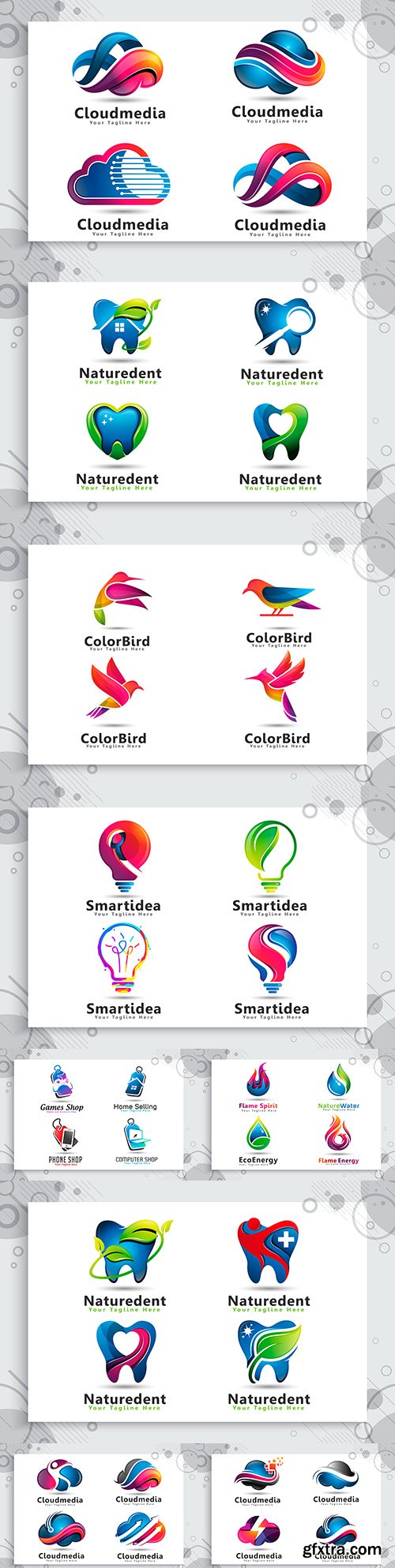 Brand name company business corporate logos design 15
