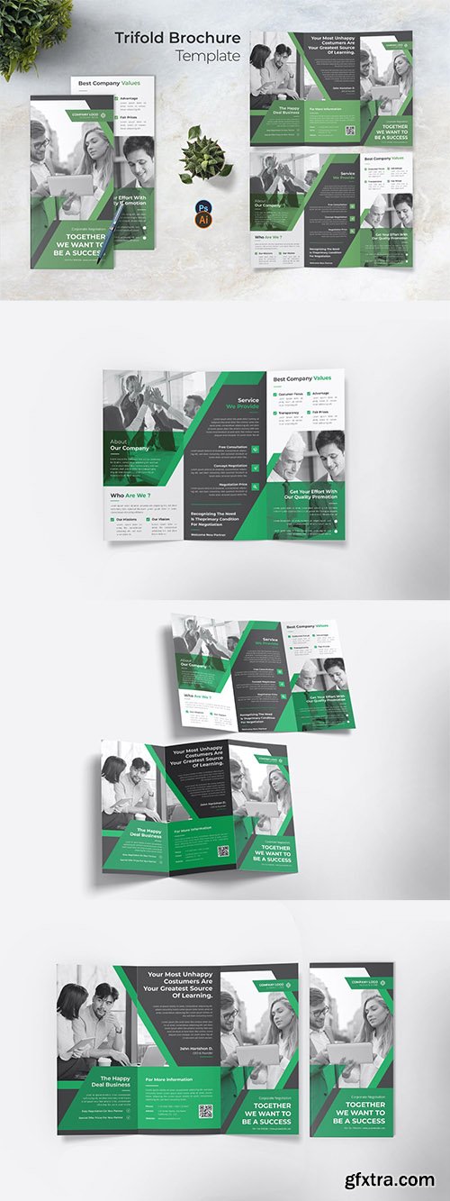 Corporate Negotation Trifold Brochure