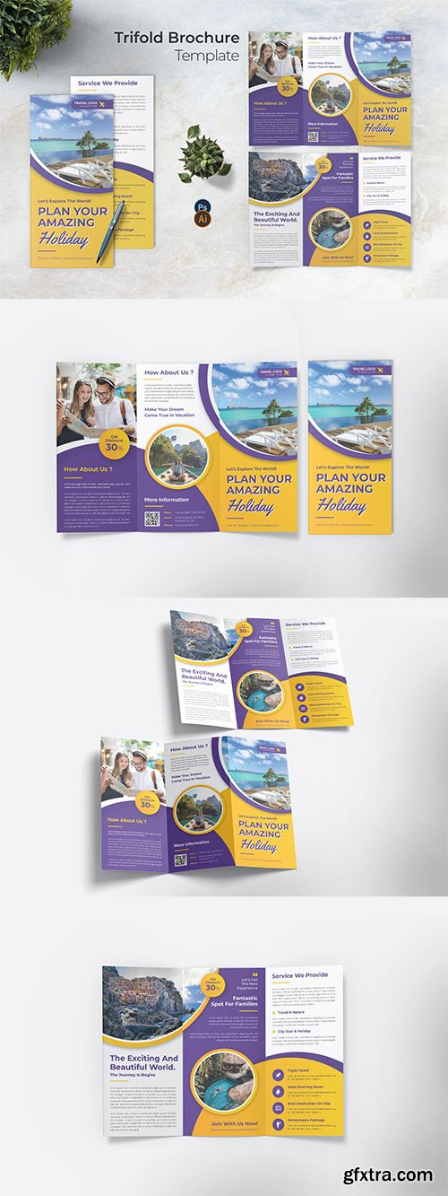 Amazing Holiday Trifold Brochure