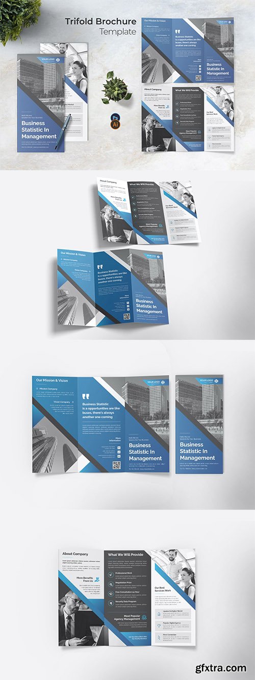 Statistic Management Trifold Brochure