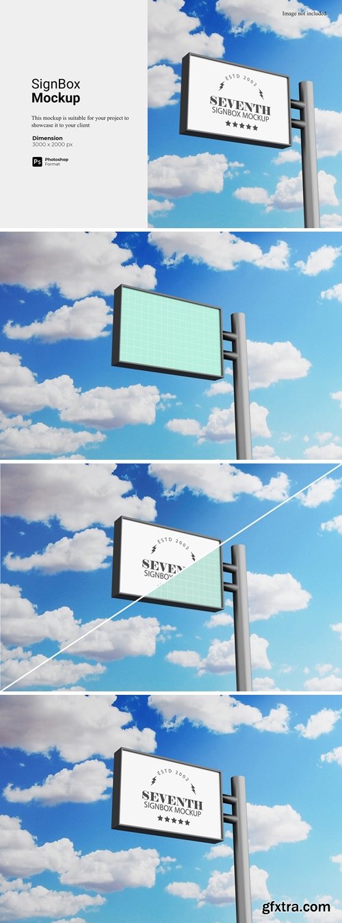 Sign Box Mockup