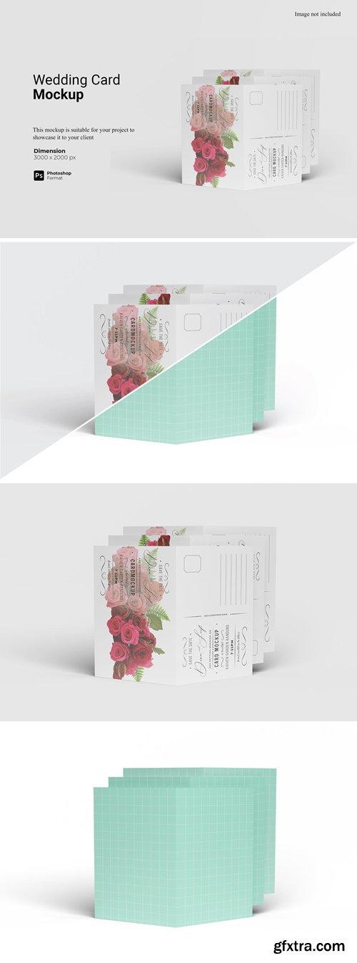 Wedding Card Mockup