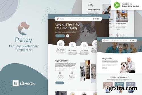 ThemeForest - Petzy v1.0.0 - Pet Care & Veterinary Elementor Template Kit - 30743889