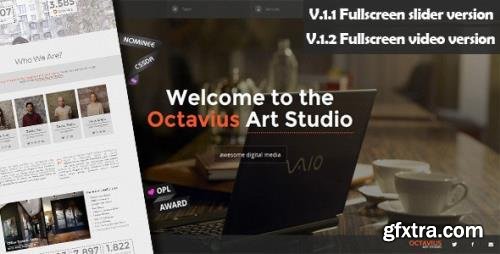 ThemeForest - Octavius v1.2.1 - Responsive One Page Template - 4770581