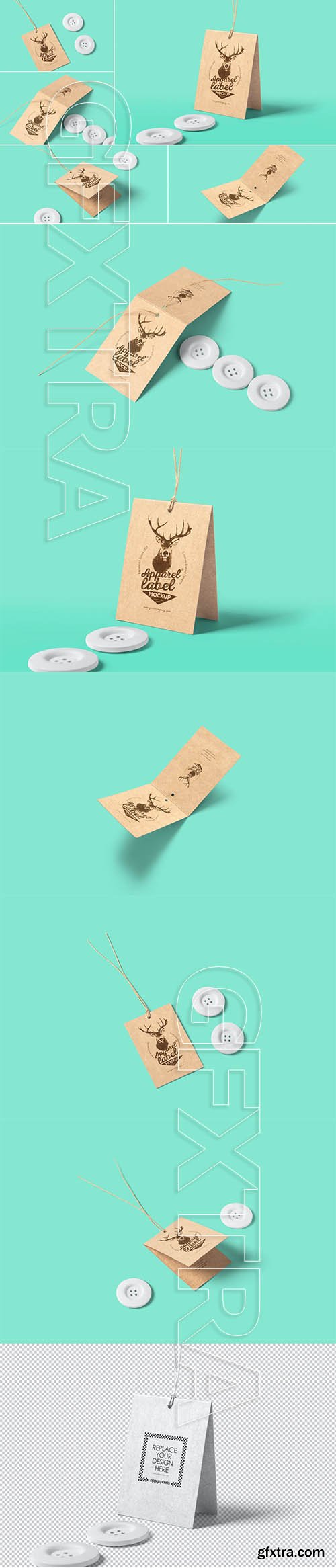 Clothing Label Tag Mockups