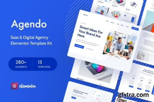 ThemeForest - Agendo v1.0.1 - Digital Agency & Creative Elementor Template Kit - 30602327