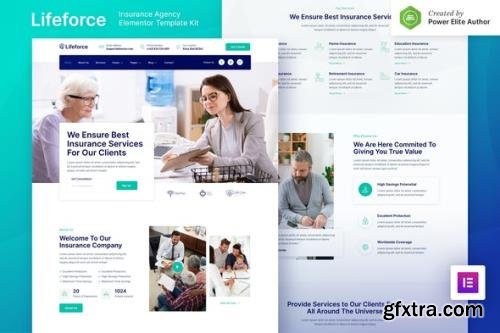 ThemeForest - Lifeforce v1.0.0 - Insurance Agency Elementor Template Kit - 30815879