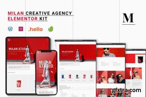 ThemeForest - Milan v1.0.0 - Creative Agency Elementor Template Kit - 30662277