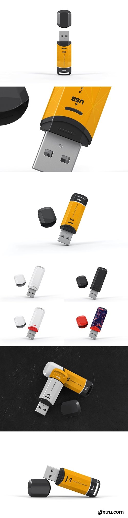 USB Flash Drive Mockup