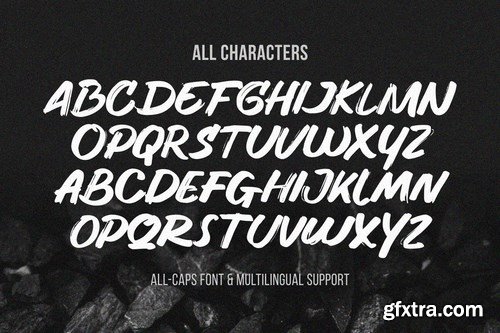 Hunger - Handwritten Brush Font