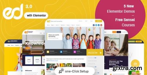 ThemeForest - Ed School v3.5.0 - Education WordPress Theme - 19618075