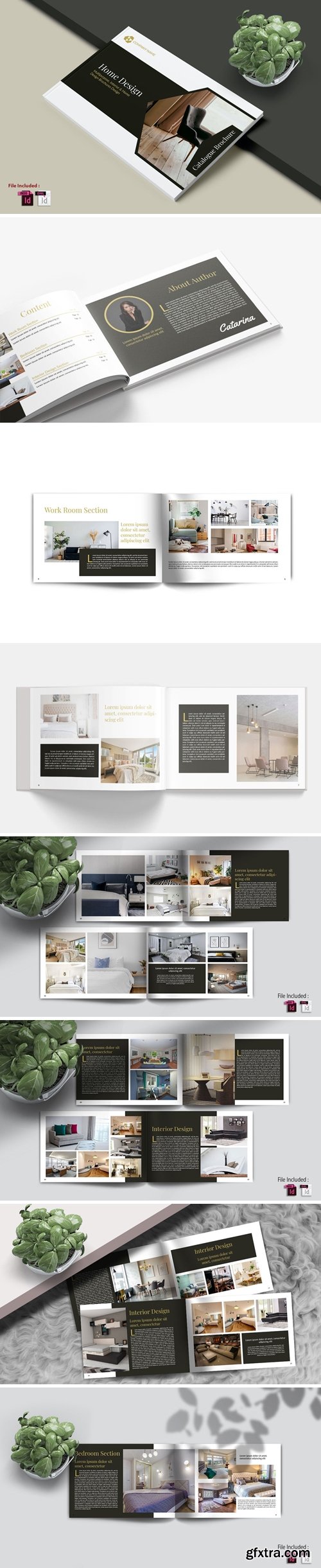 HOME DESIGN - A4 Interior Print Template