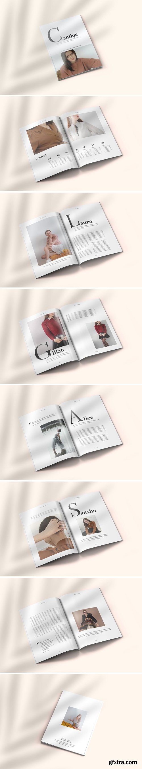 Cantiqe - Magazine Template Indesign