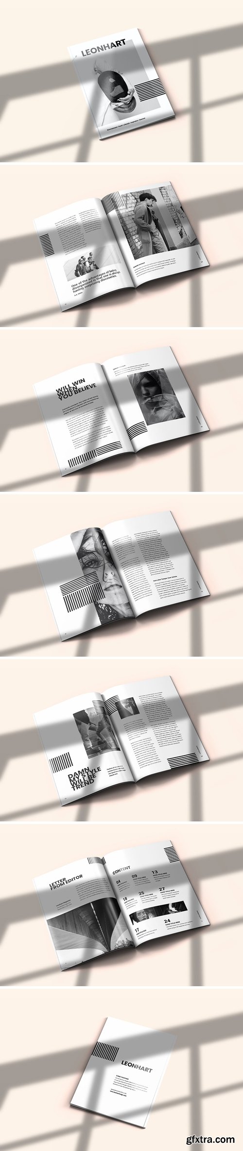 Leonhart - Magazine Template Indesign