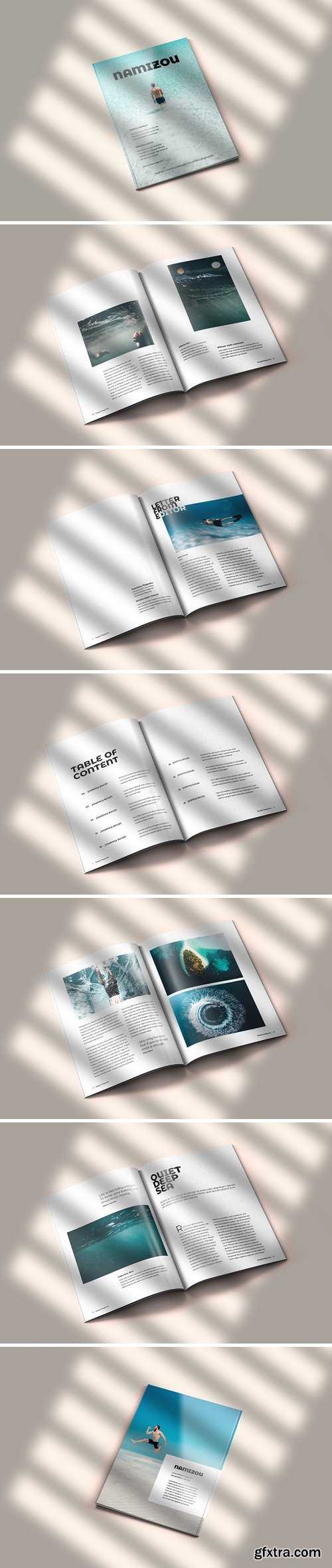 Namizou - Magazine Template Indesign