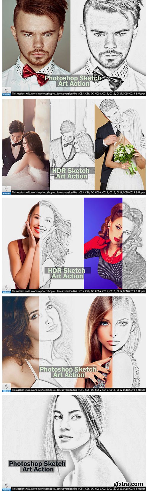 Photoshop Sketch Art Action 8866765