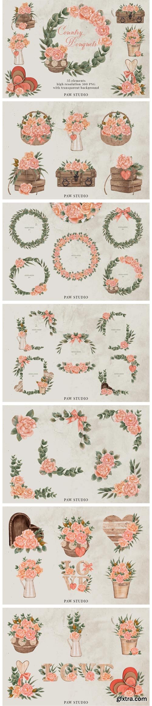 Roses Frames Bouquets Borders Wreaths 8566894