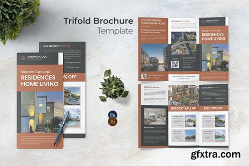 Residences Living Trifold Brochure