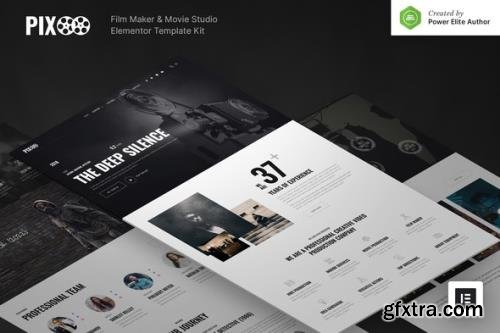 ThemeForest - Pixoo v1.0.0 - Film Maker & Movie Studio Elementor Template Kit - 30816472