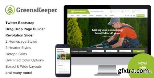 ThemeForest - GreensKeeper v2.7 - Gardening & Landscaping Responsive WordPress Theme - 16269801