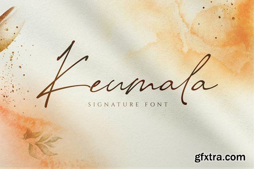 Keumala - Script Signature Font