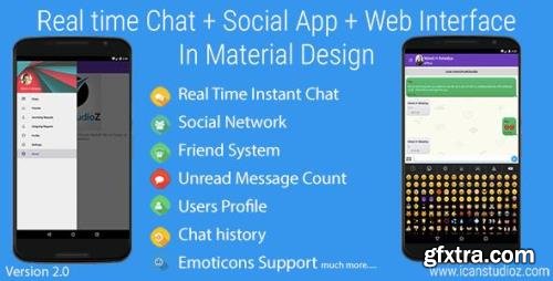 CodeCanyon - Real Time Chat + Social System + Web Interface v2.2 - 10716754