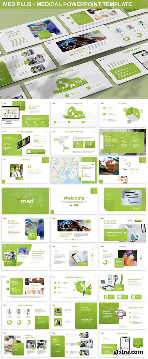 Med Plus - Medical Powerpoint Template