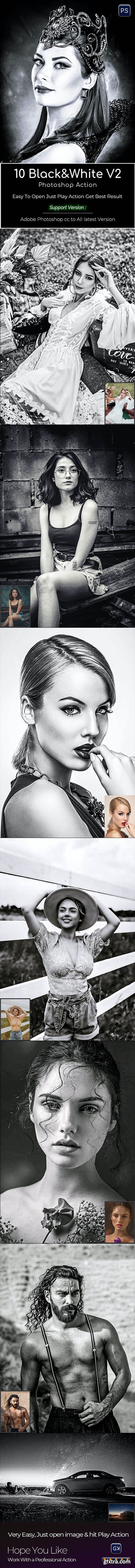 GraphicRiver - Black & White V2 photoshop action 29944731