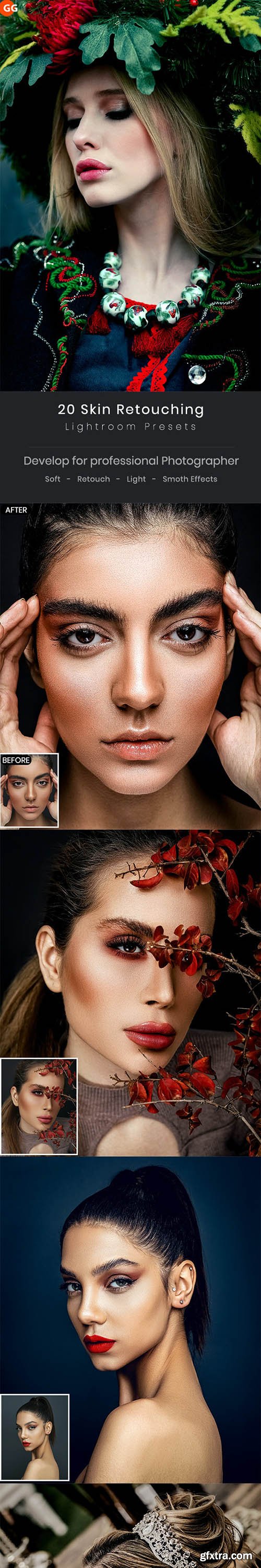 GraphicRiver - 20 Skin Retouching Lightroom Presets 30133828