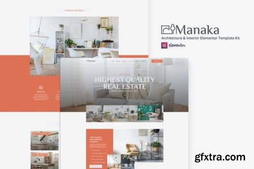 ThemeForest - Manaka v1.0.0 - Architecture & Interior Elementor Template Kit - 30326193