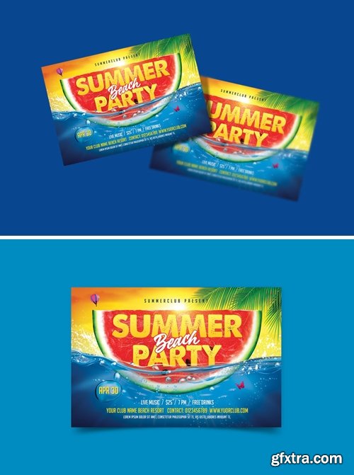 Summer Party / Beach Party Flyer