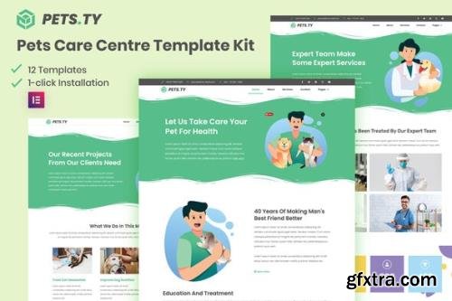 ThemeForest - Pets.Ty v3.0.11 - Pets Care Clinic Elementor Template Kit - 29573973