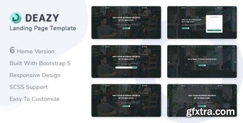 ThemeForest - Deazy v1.0 - Bootstrap 5 Landing Page Template - 30591334