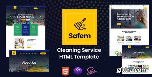 ThemeForest - Safem v1.0 - HTML Template for Cleaning Service - 26445410