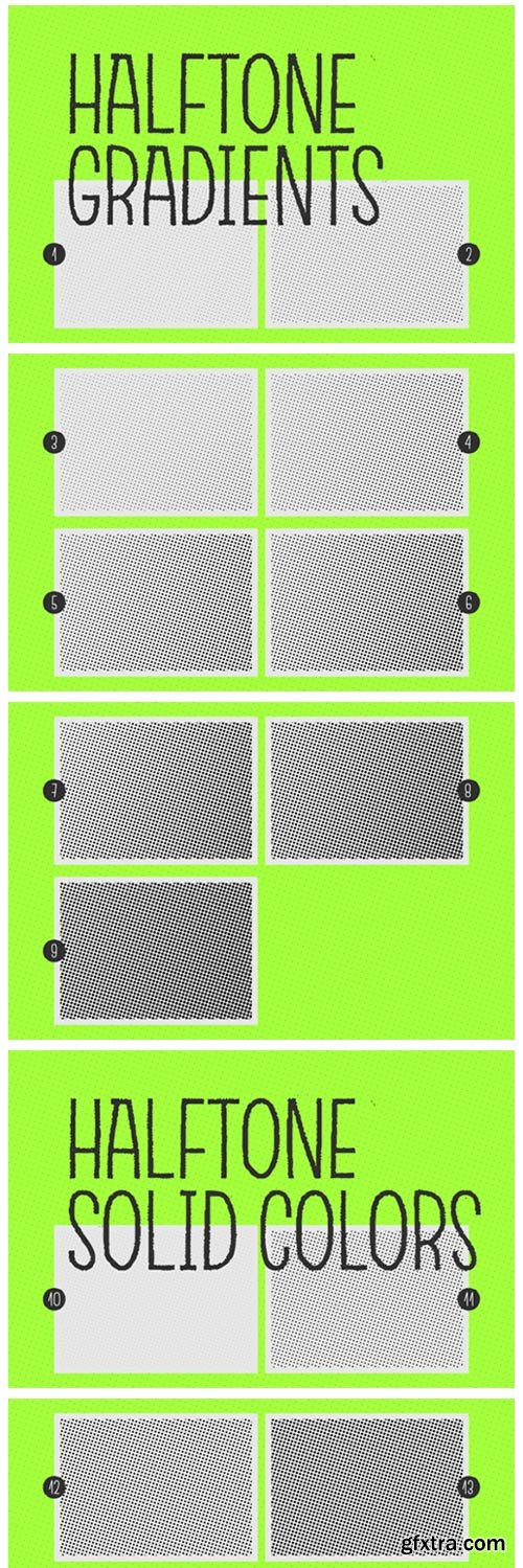 Halftone Gradients Texture Pack 585021