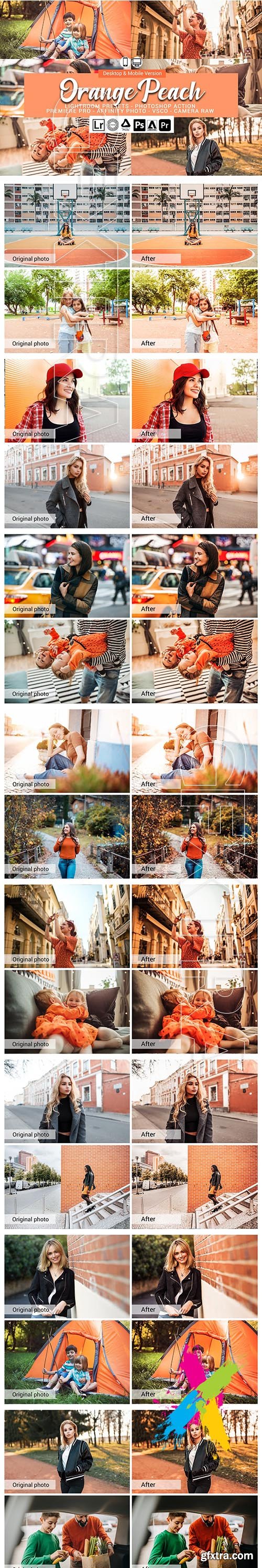 CreativeMarket - Orange Peach Presets 5698213