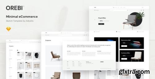 ThemeForest - Orebi v1.0.0 - Minimal eCommerce Sketch Template - 25797770