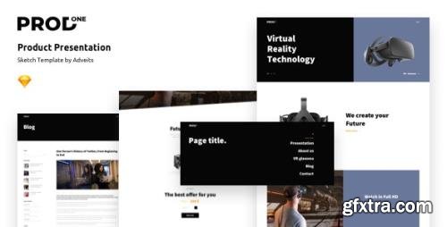 ThemeForest - Prodone v1.1.0 - Product Presentation Sketch Template - 24119540