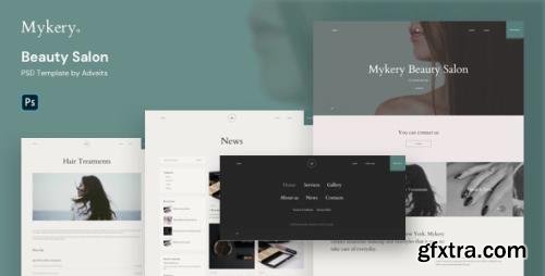 ThemeForest - Mykery v1.1.0 - Beauty Salon PSD Template - 29405772