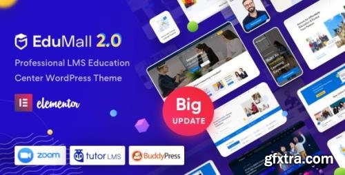 ThemeForest - EduMall v2.4.2 - Professional LMS Education Center WordPress Theme - 29240444 - NULLED