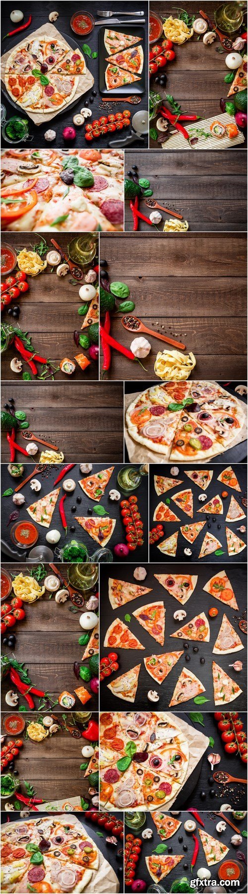 Tasty Italian Pizza - 16xHQ JPEG