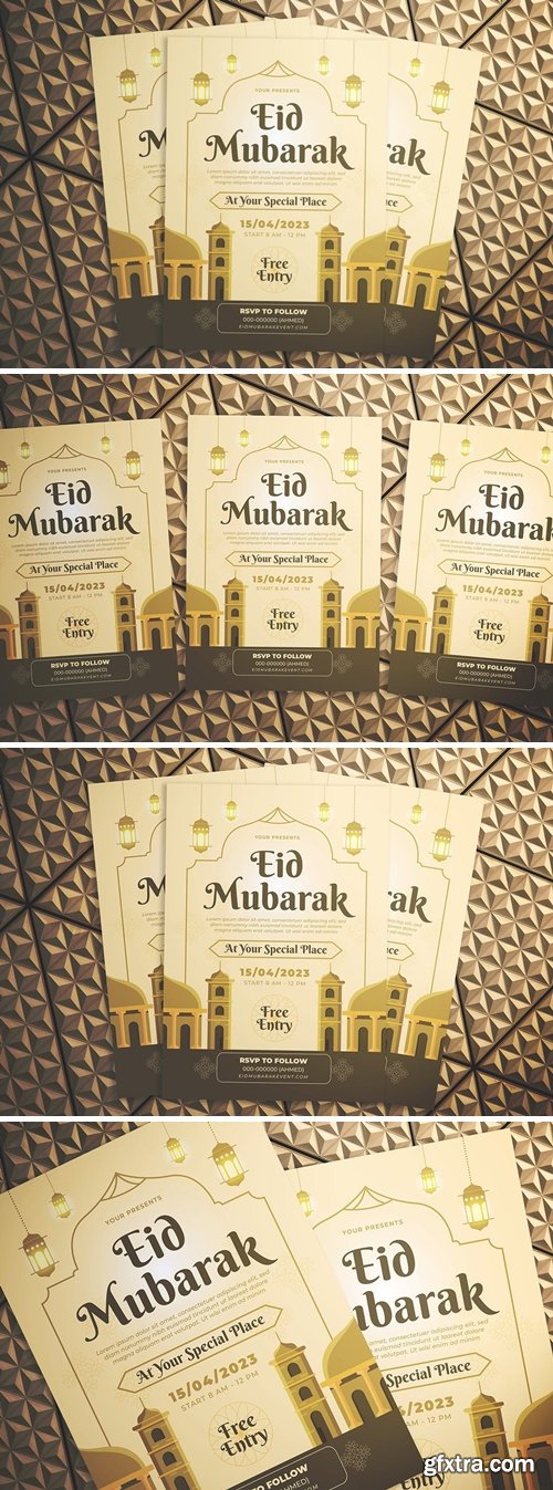 Eid Mubarak Event Flyer