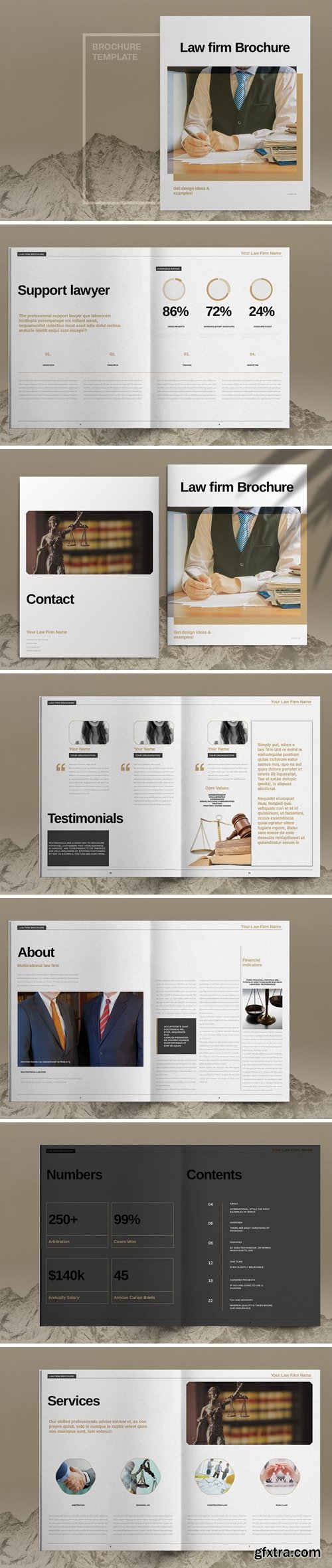 Law Firm Brochure Template